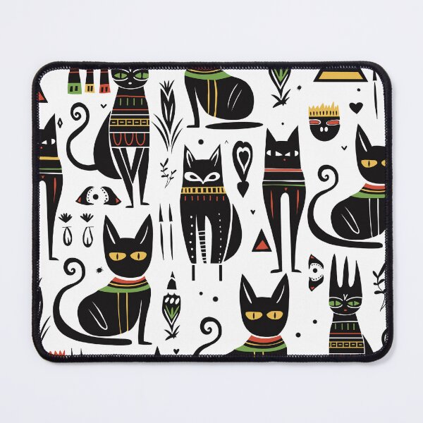 Item preview, Egyptian cat’s motif designed and sold by JakoRila.