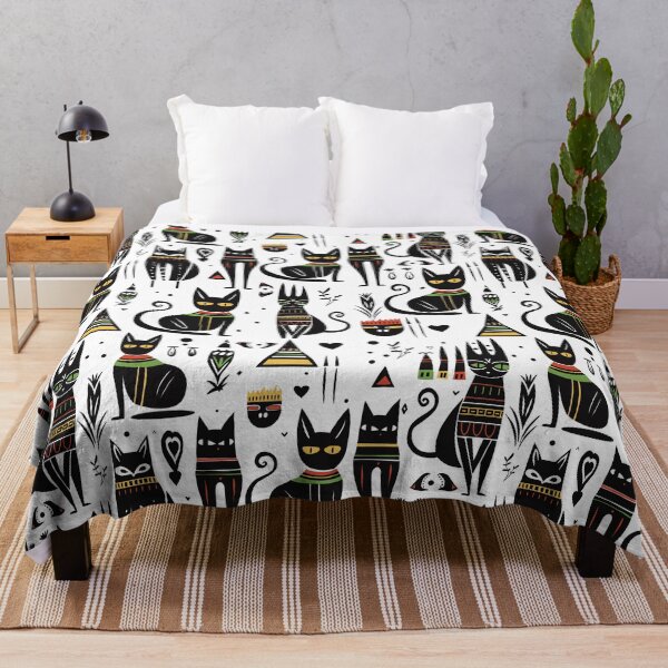 Item preview, Egyptian cat’s motif designed and sold by JakoRila.