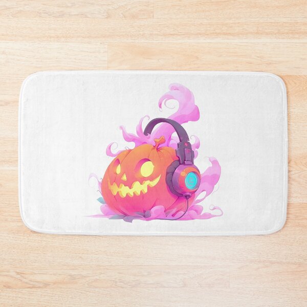 Artikelvorschau, Cute pumpkin head wearing a headphone entworfen und verkauft von Hasan Habeeb.