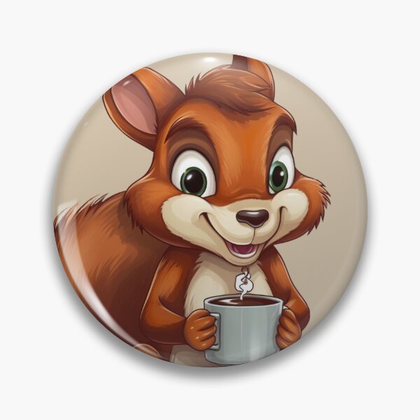 Item preview, Deez Beans Squirrel Coffee Mug – Wake Up with Whimsy designed and sold by ShopWilPrints.