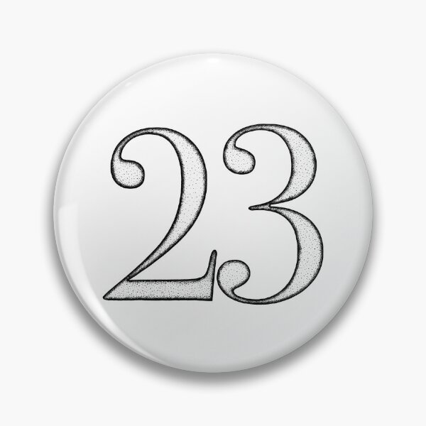 Item preview, Dotart/Dotwork illustration of Number 23 designed and sold by MagnetitaBySil.
