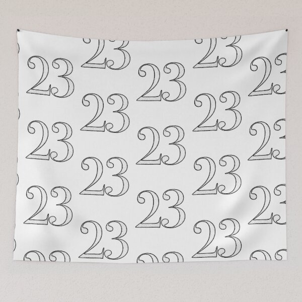 Item preview, Dotart/Dotwork illustration of Number 23 designed and sold by MagnetitaBySil.
