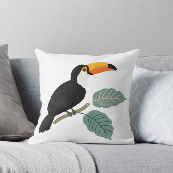 Item preview, Toucan birds and palm leaves in the jungle designed and sold by OJardin.
