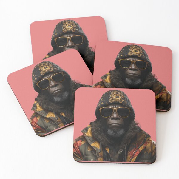 Item preview, Rap Gorilla Design | Hip-Hop Gorilla Wall Art | Urban Home Decor designed and sold by lipe1984.