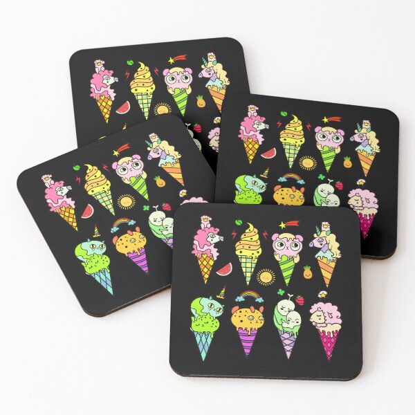 Item preview, KAWAII CONES - Pastel, Pink, Japanese, Adorable designed and sold by Sun Sand & Sea Art.
