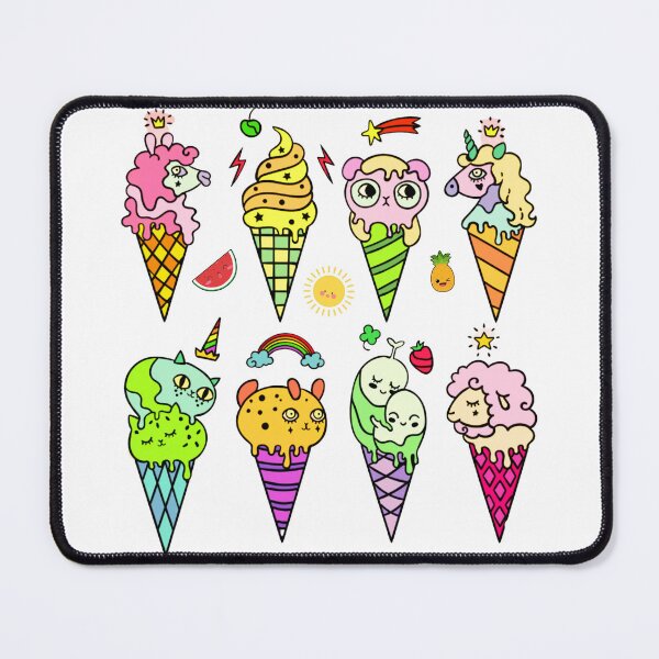 Item preview, KAWAII CONES - Pastel, Pink, Japanese, Adorable designed and sold by Sun Sand & Sea Art.