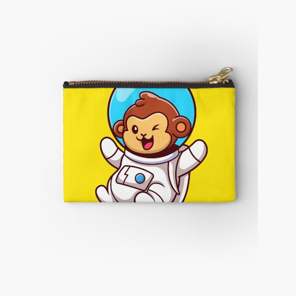 Item preview, Cute Monkey Astronaut Floating - Free Vector Cartoon Icon Illustration designed and sold by hjian8219.
