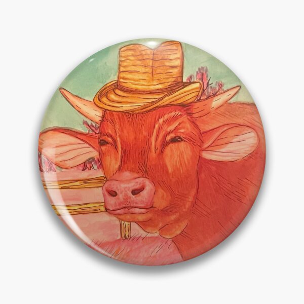 Item preview, Cow Wearing A Hat designed and sold by Caroline Fenton.
