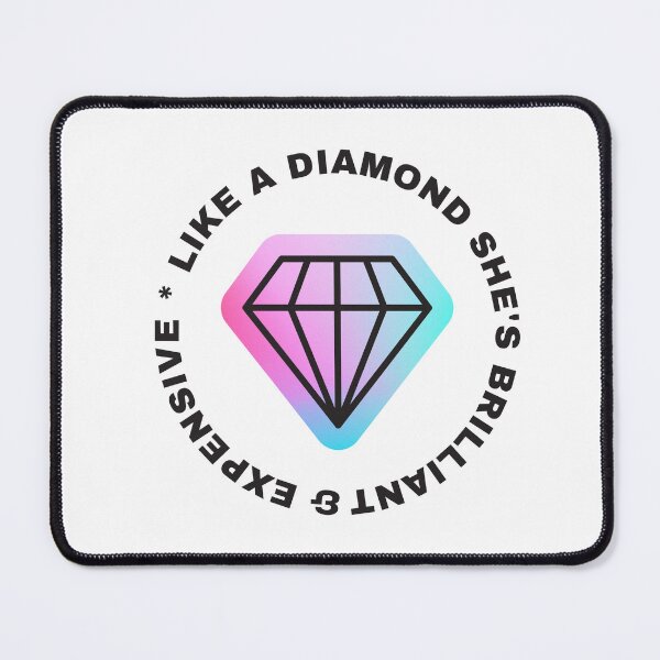 Item preview, National Girlfriend Day: Like a diamond, she's brilliant & expensive designed and sold by montillalee.