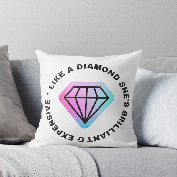 Item preview, National Girlfriend Day: Like a diamond, she's brilliant & expensive designed and sold by montillalee.