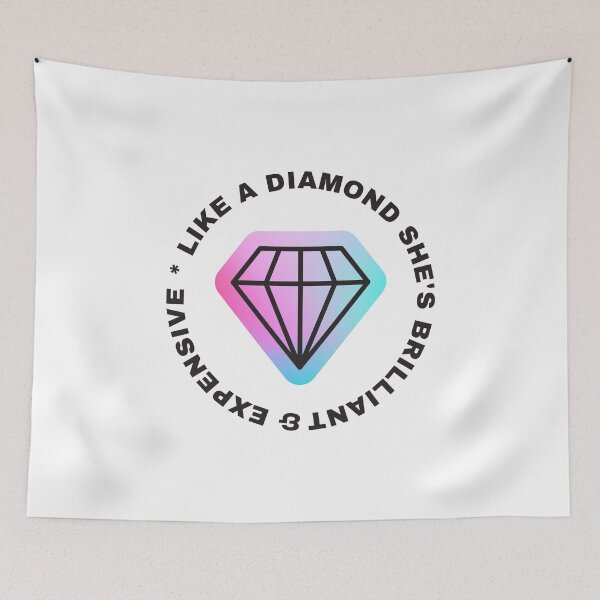 Item preview, National Girlfriend Day: Like a diamond, she's brilliant & expensive designed and sold by montillalee.
