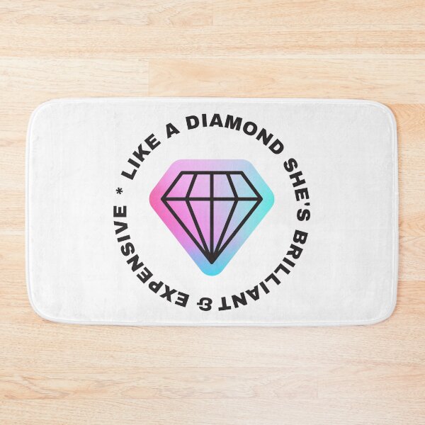 Item preview, National Girlfriend Day: Like a diamond, she's brilliant & expensive designed and sold by montillalee.