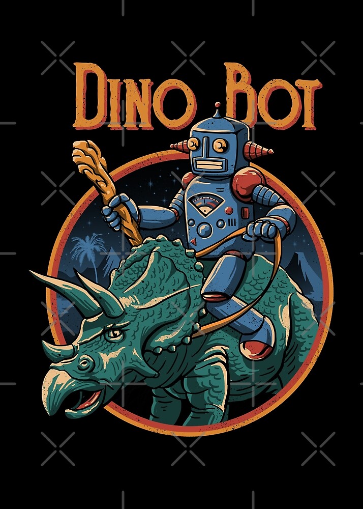 "Dino Bot 2" by vincenttrinidad | Redbubble