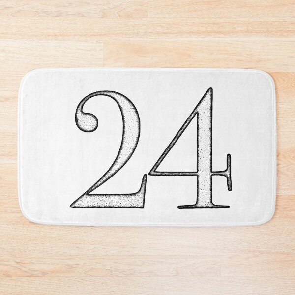 Item preview, Dotart/Dotwork illustration of Number 24 designed and sold by MagnetitaBySil.