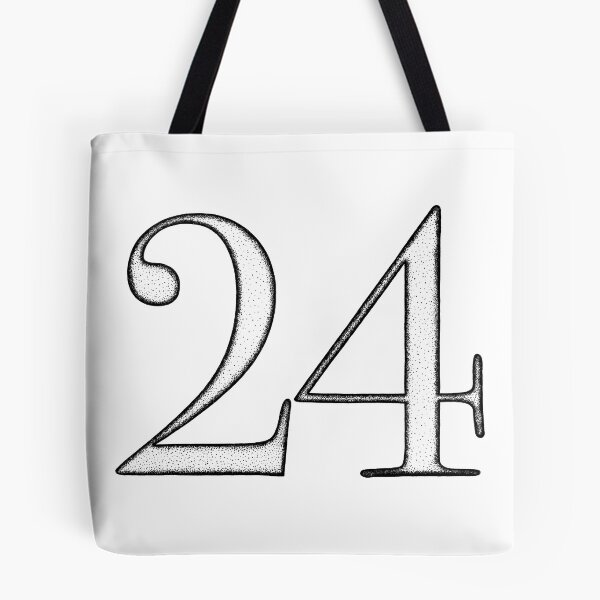Item preview, Dotart/Dotwork illustration of Number 24 designed and sold by MagnetitaBySil.