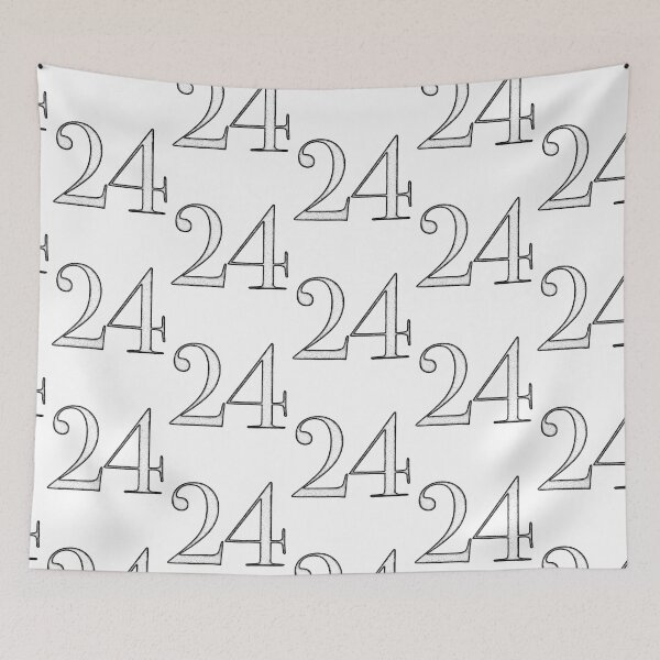 Item preview, Dotart/Dotwork illustration of Number 24 designed and sold by MagnetitaBySil.