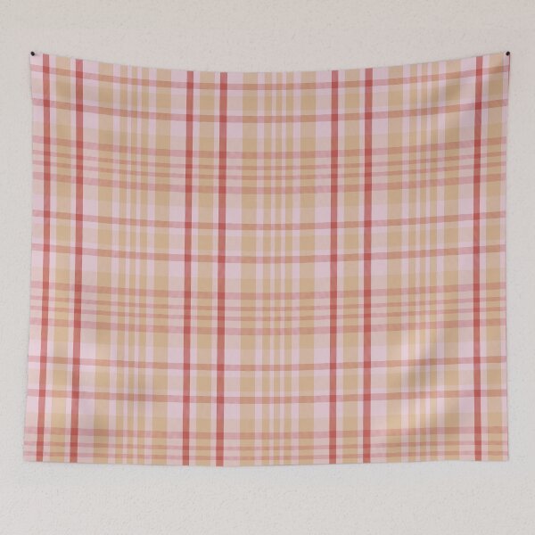 Item preview, Spring Aesthetic Sorcha 1 Hand Drawn Textured Plaid Pattern designed and sold by GenAumonier.
