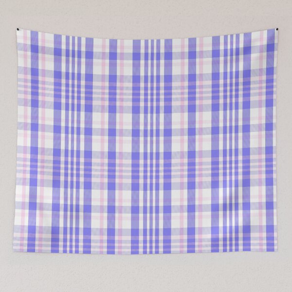Item preview, Spring Aesthetic Sorcha 2 Hand Drawn Textured Plaid Pattern designed and sold by GenAumonier.