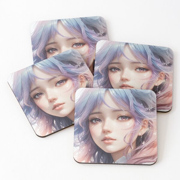 Item preview, Pretty Girl Anime Illustration Painting designed and sold by ultra-cool.