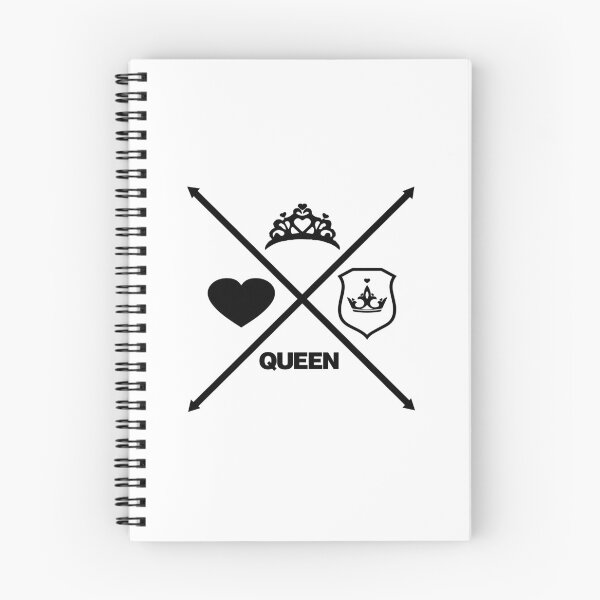 Item preview, Queen Love coração setas em xis preto designed and sold by GirlaineSQ.