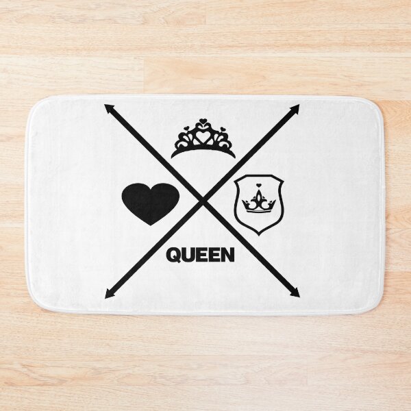Item preview, Queen Love coração setas em xis preto designed and sold by GirlaineSQ.