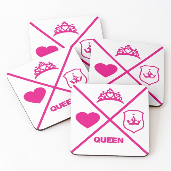 Item preview, Queen Love coração setas em xis rosa designed and sold by GirlaineSQ.