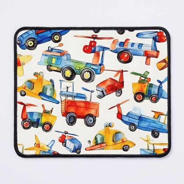 Item preview, Cross Breeding: Inventive Hybrid Toy Cars, Autonomous Self-Flying Trucks in Watercolor – Back To School designed and sold by ignasirus.