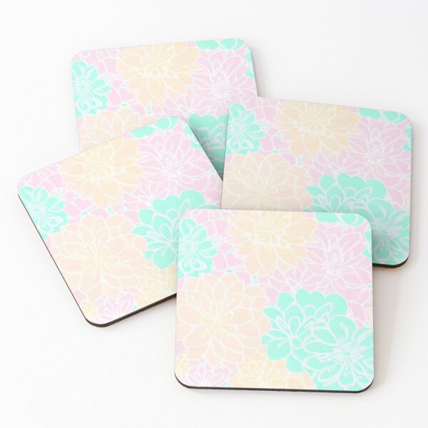 Item preview, Abstract Pastel Floral Pattern designed and sold by calibrit.
