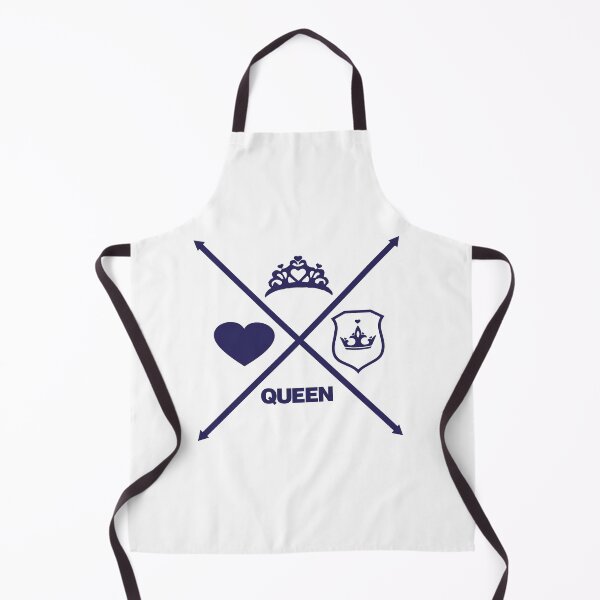 Item preview,  Queen Love coração setas em xis azul designed and sold by GirlaineSQ.