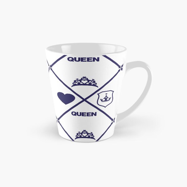 Item preview,  Queen Love coração setas em xis azul designed and sold by GirlaineSQ.