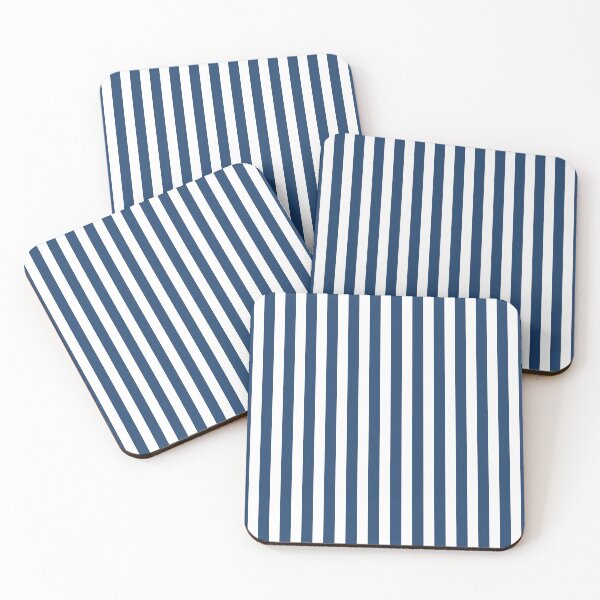Item preview, Navy blue stripes designed and sold by Latte Design.