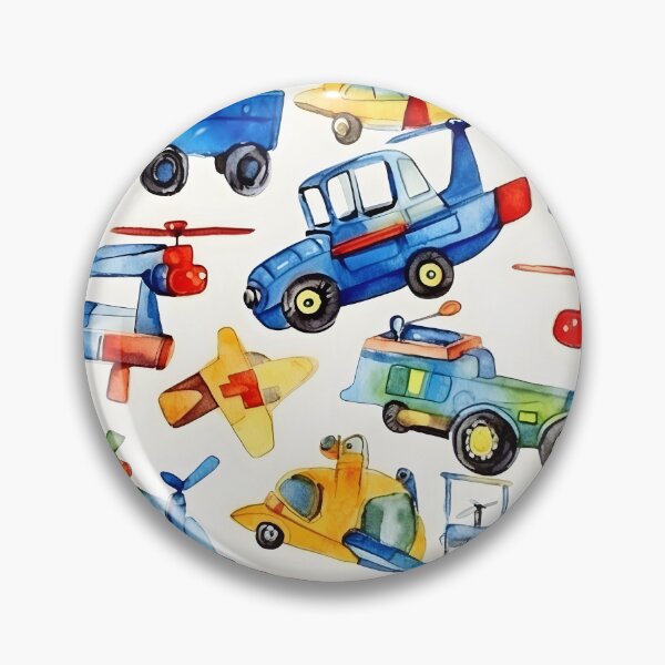 Item preview, Cross Breeding: Inventive Hybrid Toy Cars, Autonomous Self-Flying Trucks in Watercolor – Back To School designed and sold by ignasirus.