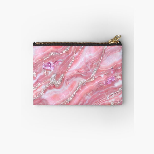 Item preview, Faux Pink Marble Texture With Silver Glitter  designed and sold by DesignHouse07.