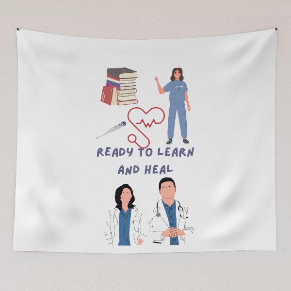 Item preview, Ready to learn and heal, doctor  designed and sold by PatyCreations.
