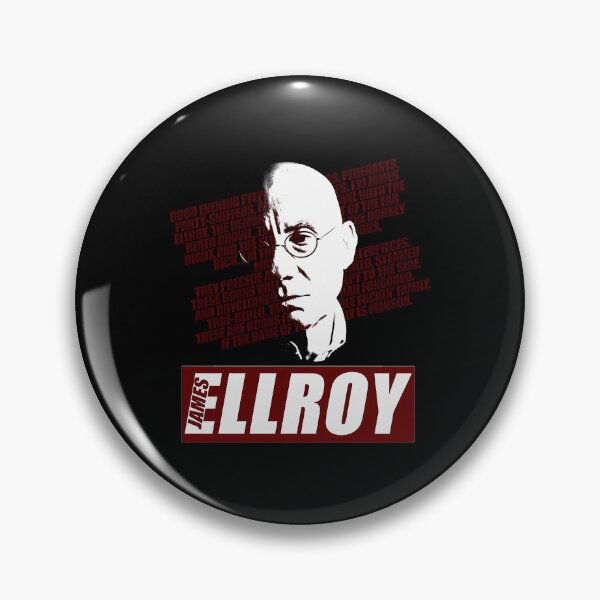 Artikelvorschau, James Ellroy – Peepers und Punks T-Shirt entworfen und verkauft von BitterStyle.