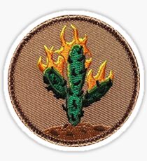 CACTUS LA FLAME Sticker