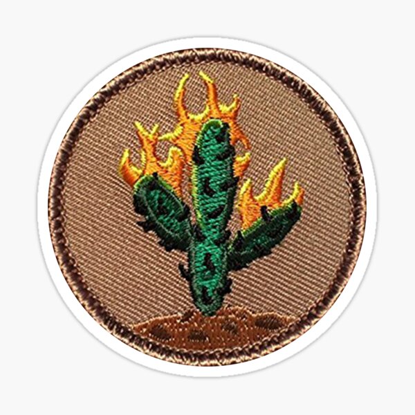 CACTUS LA FLAME Sticker