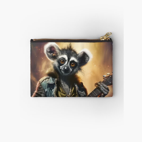 Item preview, Lemur Playing a Guitar, Rockin' Lemur, Musical Animals designed and sold by Rroliver.