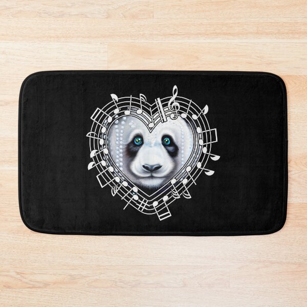 Item preview, Panda in a musical heart designed and sold by Artbellachi.