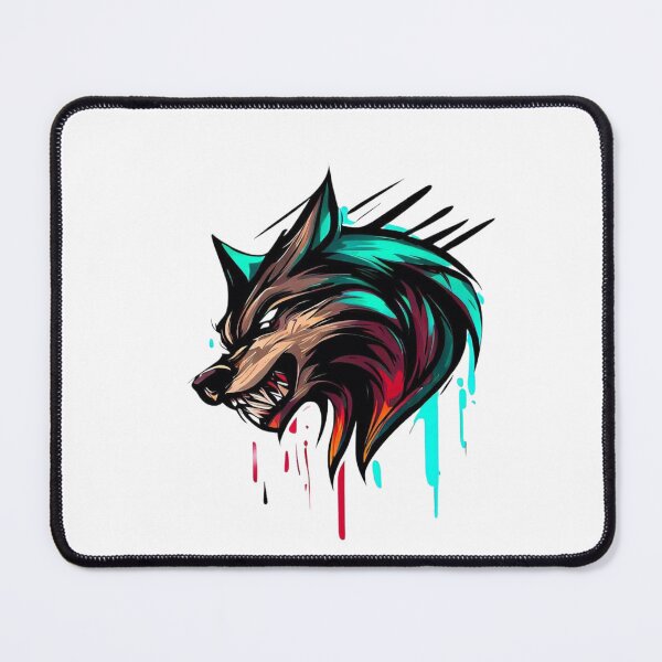 Item preview, grafiti gaming wolf designed and sold by totodu84.
