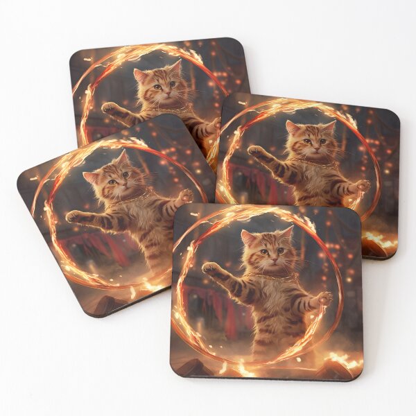 Item preview, Petey the Purring Pyromancer Cat designed and sold by Justpurrs.