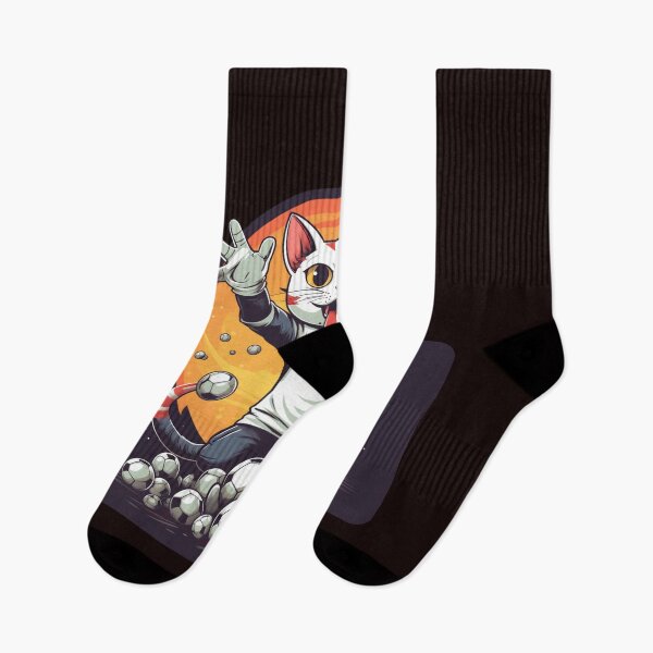 Item preview, Cat Goalkeeper Funny Gift For Kids designed and sold by Chmielayka.