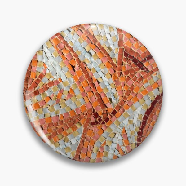 Item preview, Abstract Mosaic in Happy Orange Yellow and Brown Ribbons designed and sold by Georgia Mizuleva.