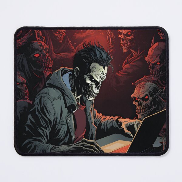 Item preview, Skeleton Home Office: Demonic Overtime designed and sold by catalystplanet.