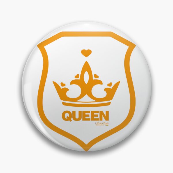 Item preview,  Escudo Queen laranja alaranjado coração  designed and sold by GirlaineSQ.