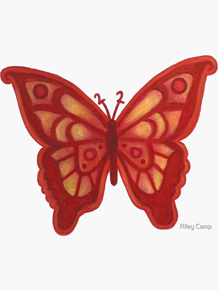 Post Malone Stoney Butterfly Stamp Sticker for Sale by Riley Camp