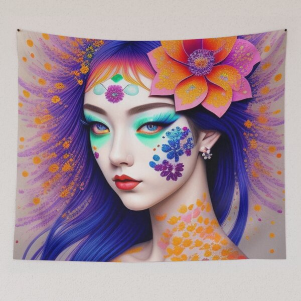 Item preview, Floral artistic expression  designed and sold by Roxburylane.