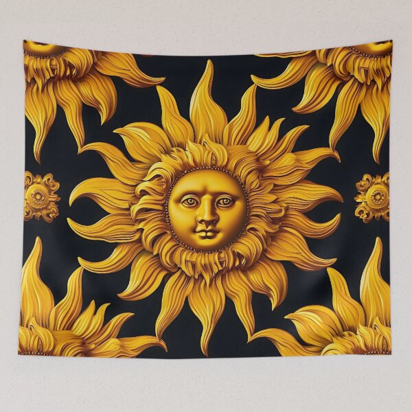 Item preview, Radiant Italian Style Sun Pattern designed and sold by imaginariumlab.