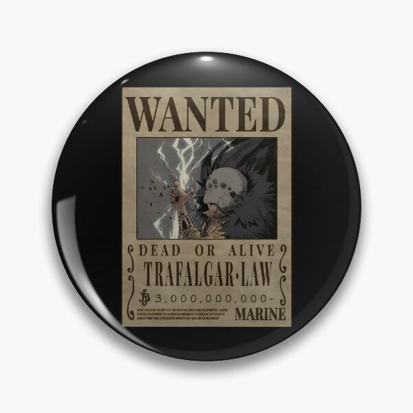 Trafalgar Law Pins and Buttons for Sale | Redbubble