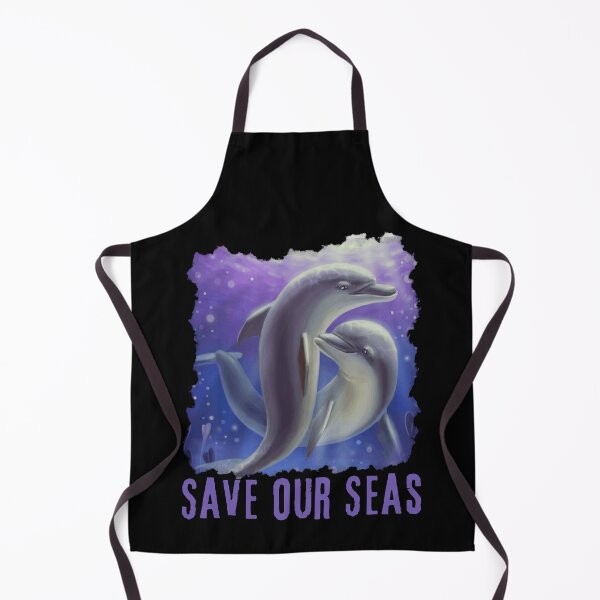 Item preview, DOLPHIN COUPLE - Save Our Seas, Dolphin Lover, Pacific Ocean, Marine Life designed and sold by Sun Sand & Sea Art.